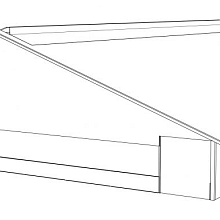Gebruikte Stal ca. 44x39m1, Staalconstructie, Ligboxenstal, Schuur