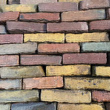P028, Oude Gebakken Klinkers, Waalformaat, Genuanceerd