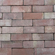 P031, Gebakken klinkers, Dikformaat, Rood-Bruin