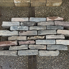 SBP36, Gebakken Klinkers, Waalformaat, Antiek, Donker Genuanceerd