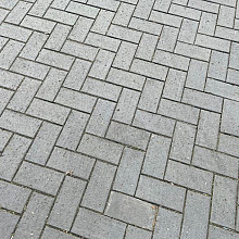 Oude gebakken klinkers, Keiformaat Antraciet WVOR