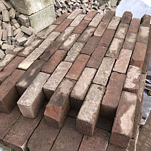 SBP44, Oude Gebakken Klinkers, Dikformaat, Rood, Strak