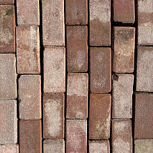 PP01, Gebakken Klinkers, Keiformaat, Rood-Bruin