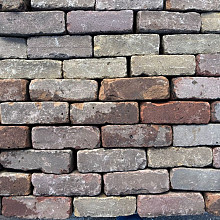 P015, Oude Gebakken Klinkers, Dikformaat, Rood-Bruin