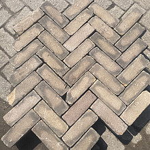 V33 Oude Gebakken Klinkers, Dikformaat, Geel Brons OB