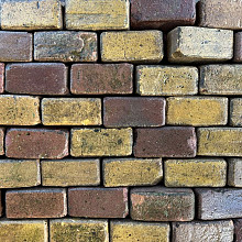 P059, Oude Gebakken Klinkers, Keiformaat, Genuanceerd