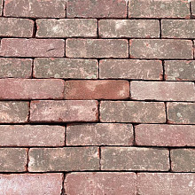 V50, Oude gebakken klinkers, Dikformaat, Rood