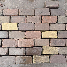 V08, Oude gebakken klinkers, Keiformaat, Genuanceerd