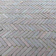 WTHA Exclusieve Oude gebakken klinkers, Waalformaat Rood-Paars
